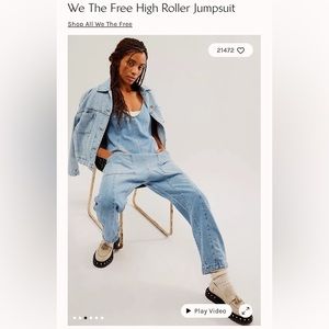 Free people high roller jumpsuit